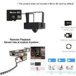 MicroSD recording with remote playback