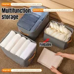 Wardrobe Organizer Box for Storage in The Closet Underwear Drawers Storage Bedroom Cabinet Socks Bra Storage Pants Organizer 3
