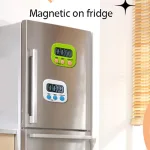 Digital Kitchen Timer for 99 Minutes Cooking Countdown with Magnetic Tool Timing Cook Friendly Alarm Clock Counter with Stand 6