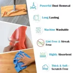 20/10/5/3pcs Microfiber Cleaning Cloth, Dishwashing Cloth Household Rag Kitchen Bathroom Cleaning Towel Durable Absorbent Towel 4