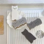 4-piece Cute Cat Kitchen Sponge Set - Thick and Durable Dishwashing and Cleaning Tools 4