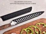 Kitchen Knife Sheath Black Plastic Knife Covers Knife Blade Protector Cover Guards Case Kitchen Accessories кухонні аксесуари 5