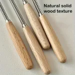 Stainless Steel Mini Egg Beater Wooden Handle Whisk Egg Mixer Baking Baking Set Home Cake Tools Kitchen Accessories 2