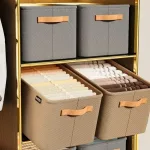 Wardrobe Organizer Box for Storage in The Closet Underwear Drawers Storage Bedroom Cabinet Socks Bra Storage Pants Organizer 5
