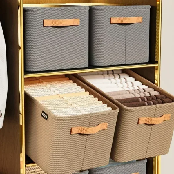 Wardrobe Organizer Box for Storage in The Closet Underwear Drawers Storage Bedroom Cabinet Socks Bra Storage Pants Organizer 5