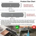 Kitchen Long Silicone Sink Faucet Mat Splash Guard for Absorbent Sink Countertop Protectors Mat Kitchen Gadgets 6
