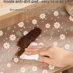 Daisy Flower Kitchen Cabinet Mat Reusable Drawer Mat Kitchen Dining Table Mat Insulation Mat Waterproof Moisture-proofDrawer Mat 6