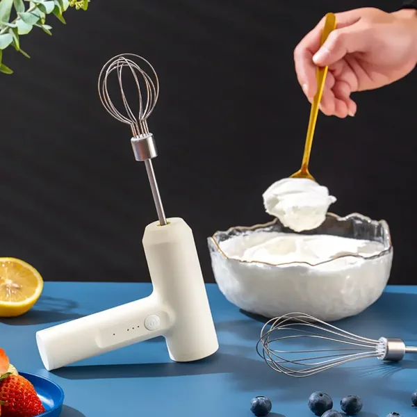 1 PCS Wireless Electric Food Mixer Portable 3 Speeds Egg Beater Baking Dough Cake Cream Mixer Kitchen Tools 5 1 PCS Wireless Electric Food Mixer Portable 3 Speeds Egg Beater Baking Dough Cake Cream Mixer Kitchen Tools 5