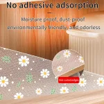 Daisy Flower Kitchen Cabinet Mat Reusable Drawer Mat Kitchen Dining Table Mat Insulation Mat Waterproof Moisture-proofDrawer Mat 3