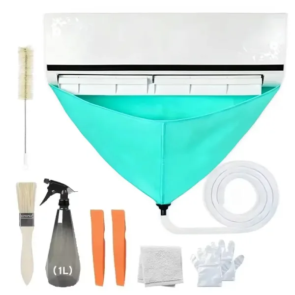8/6/1pcs Air Conditioning Cleaning Kit Leak-proof Cover Full Set of Air Conditioner Cleaner with Water Pipe Clean Tools 8/6/1pcs Air Conditioning Cleaning Kit Leak-proof Cover Full Set of Air Conditioner Cleaner with Water Pipe Clean Tools