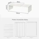 1/2pcs Kitchen Stretchable Cabinet Shelf Cupboard Separated Storage Rack Countertop Organizer Spice Organizer Shelf Save Space 6