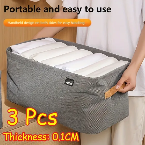 Wardrobe Organizer Box for Storage in The Closet Underwear Drawers Storage Bedroom Cabinet Socks Bra Storage Pants Organizer 2