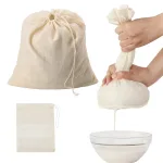 Cotton Cream Cheese Slicer Gauze Kitchen Items Tofu Filter Cloth Butter Milk Coffee Tools Gadgets Dining Bar Home Garden Slice