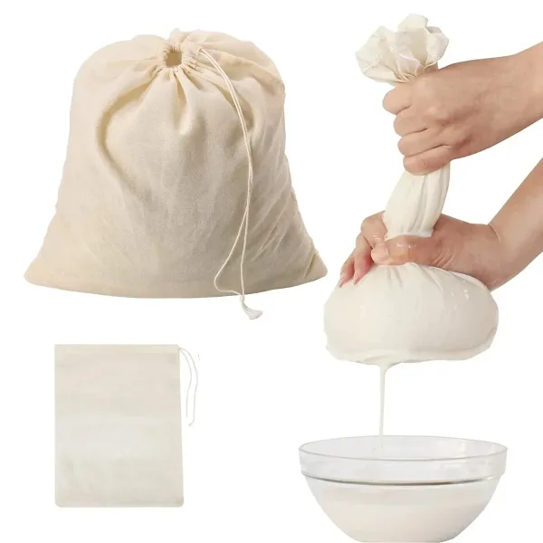 Cotton Cream Cheese Slicer Gauze Kitchen Items Tofu Filter Cloth Butter Milk Coffee Tools Gadgets Dining Bar Home Garden Slice