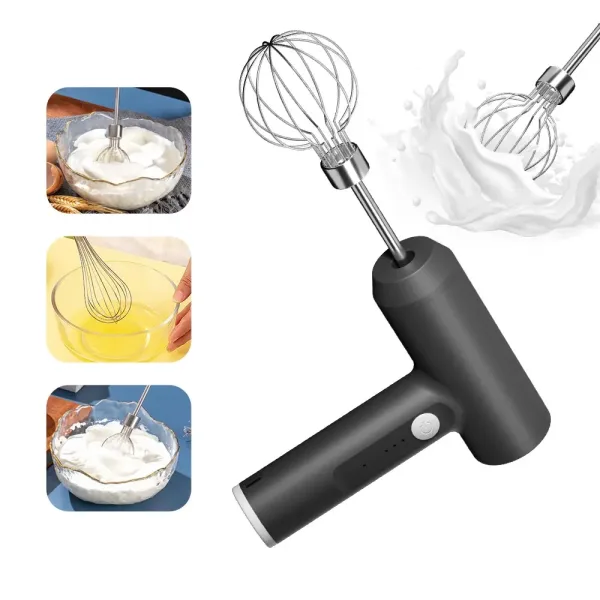1 PCS Wireless Electric Food Mixer Portable 3 Speeds Egg Beater Baking Dough Cake Cream Mixer Kitchen Tools 1 PCS Wireless Electric Food Mixer Portable 3 Speeds Egg Beater Baking Dough Cake Cream Mixer Kitchen Tools