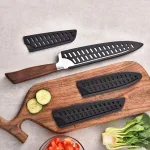Kitchen Knife Sheath Black Plastic Knife Covers Knife Blade Protector Cover Guards Case Kitchen Accessories кухонні аксесуари 3