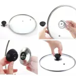 Kitchen Handle Cookware Knob Cover Glass Bottom Cover 4 Pieces Pressure Cookers Universal Pot Lid Handle Interchangeable Handles 4