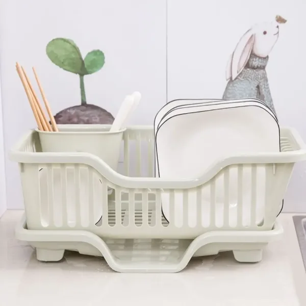 Dish Drying Kitchen Utensils Drainer Rack with Drain Board Countertop Dinnerware Plates Bowls Chopsticks Spoons Organizer 4 Dish Drying Kitchen Utensils Drainer Rack with Drain Board Countertop Dinnerware Plates Bowls Chopsticks Spoons Organizer 4