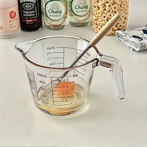 Stainless Steel Mini Egg Beater Wooden Handle Whisk Egg Mixer Baking Baking Set Home Cake Tools Kitchen Accessories 5