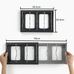 1Pc 7-grid Telescopic Pot Rack,Pans Organizer,Space-saving Cabinet Holder for Pots,Pans and Lids-Keep Your Kitchen Neat and Tidy 3