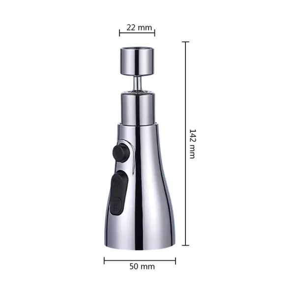 3 In 1 Kitchen Faucet Extender Universal 360° Rotate Pull Out Kitchen Tap Multi-mode Strong Flushing Booster Kitchen Accessories 6 3 In 1 Kitchen Faucet Extender Universal 360° Rotate Pull Out Kitchen Tap Multi-mode Strong Flushing Booster Kitchen Accessories 6